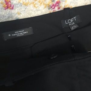 Loft High Waisted Skinny Ankle Marissa Fit Plus 18